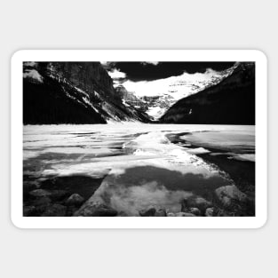 Lake Louise Victoria Glacier Alberta Canada Sticker